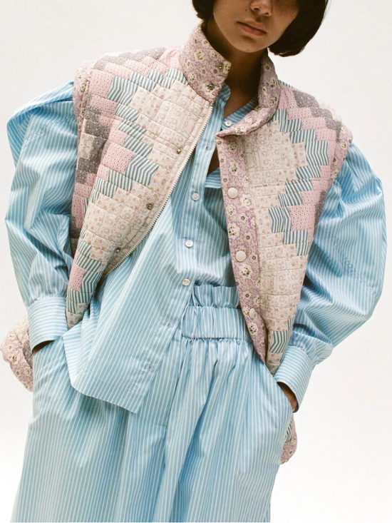 Sea New York Jackets & Blazers - NWOT SEA New York Quilted Patchwork Ida Puffer Vest